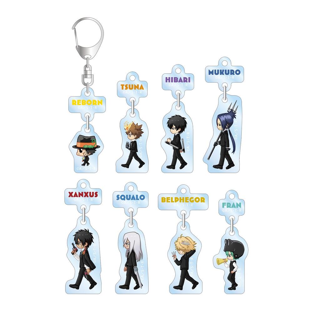 『家庭教師ヒットマンREBORN!』トレーディング ちびとこ ゆらゆらアクリルキーホルダー(単位/BOX)