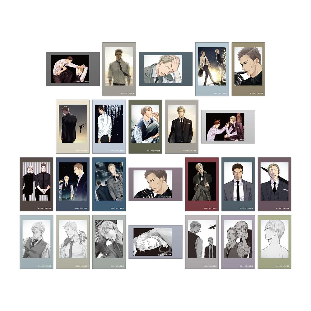 『囀る鳥は羽ばたかない』トレーディングインスタントカメラ風イラストカード3枚セット(単位/BOX)