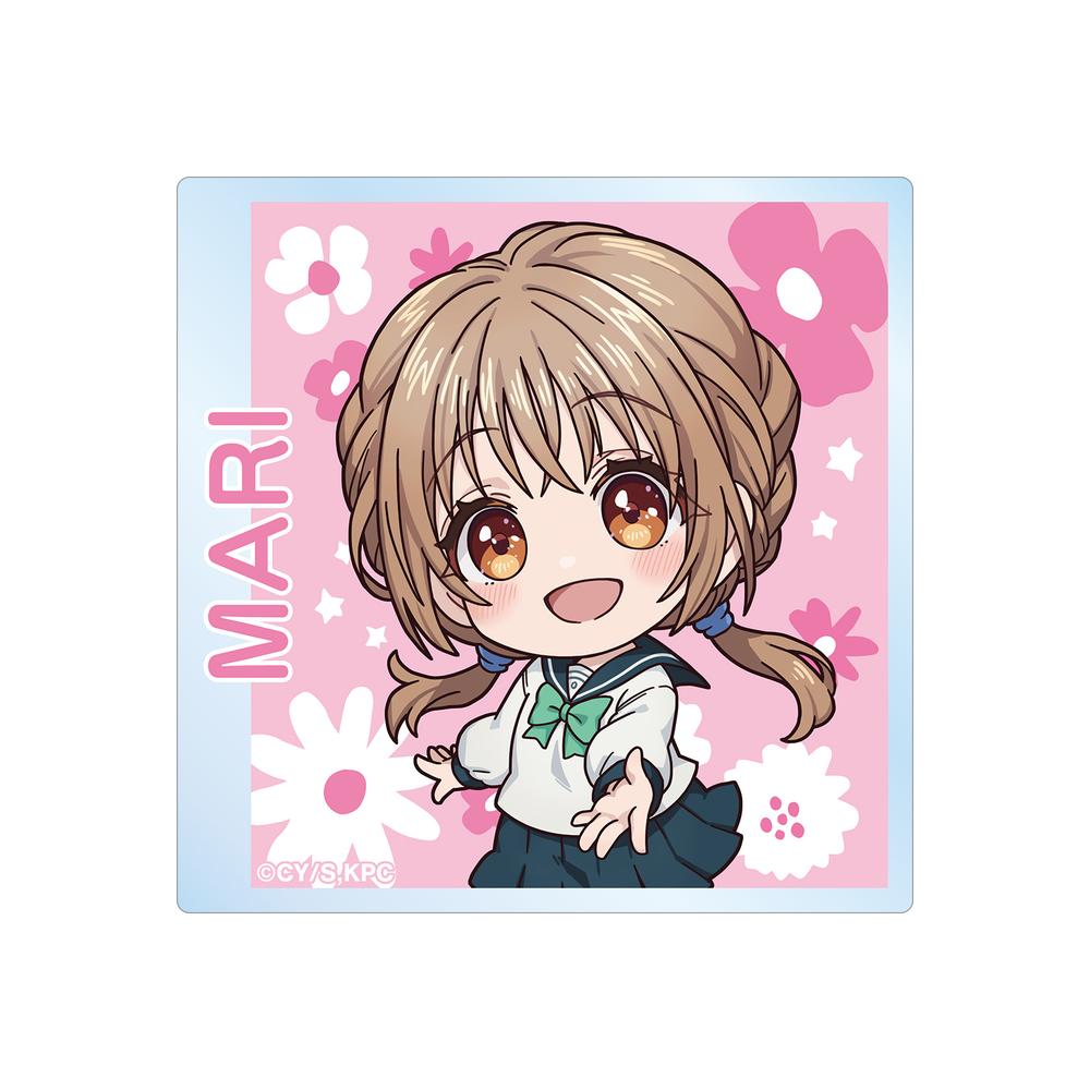 『キミと越えて恋になる』朝霞 万理 ちびキャラ アクリルマグネット