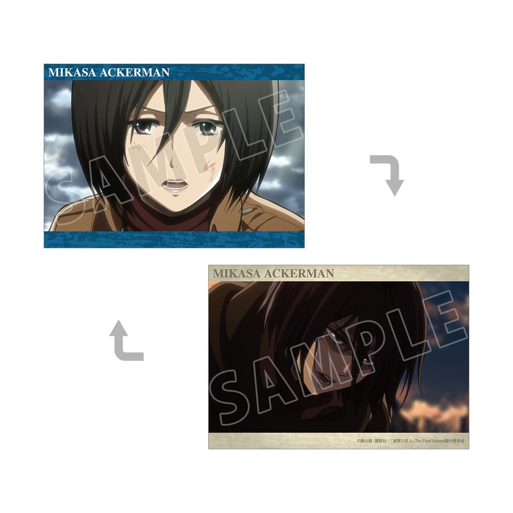 『進撃の巨人』ミカサ 場面写A5イラストカード