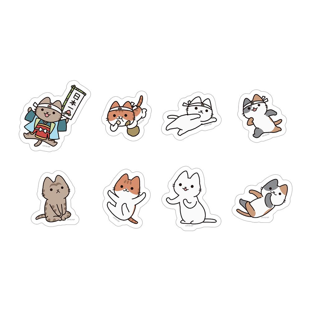 『うごく!ねこむかしばなし』フレークシール