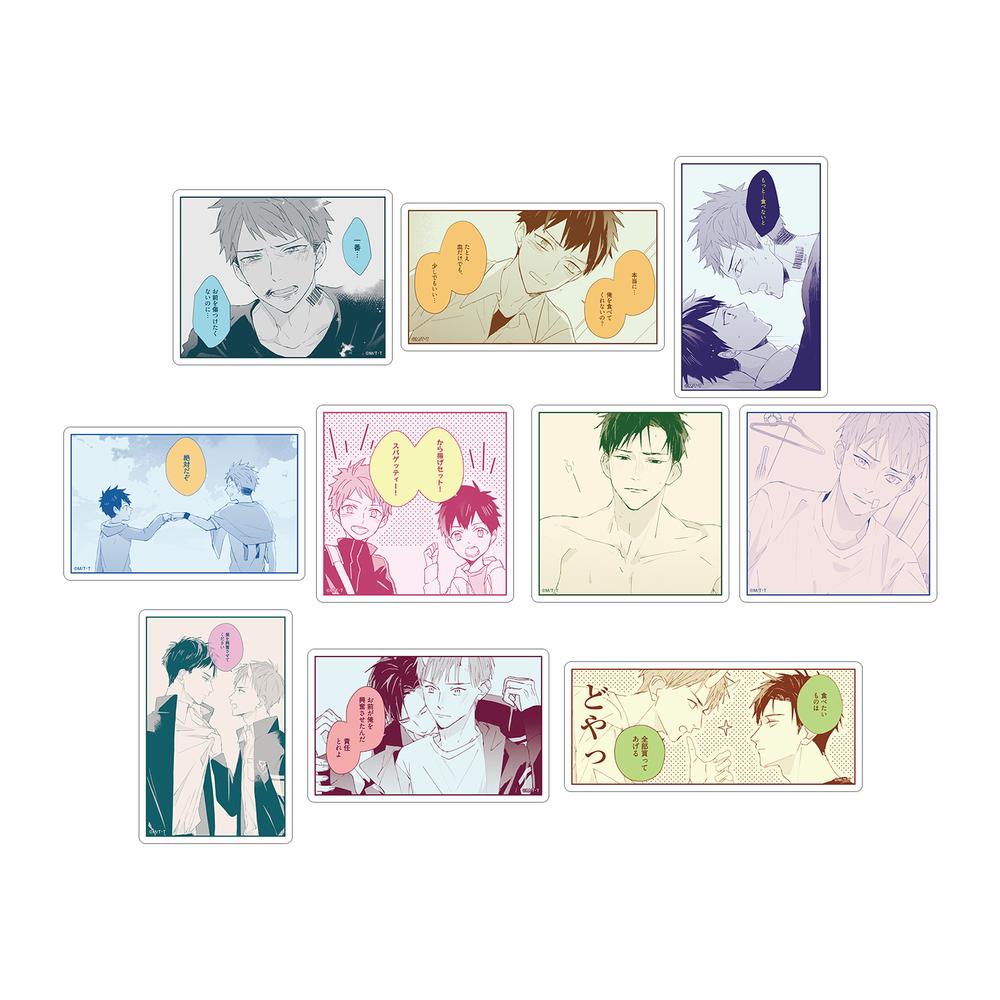 『記憶の怪物&ふれあいレッスン契約』トレーディング原作コマステッカー(単位/BOX)