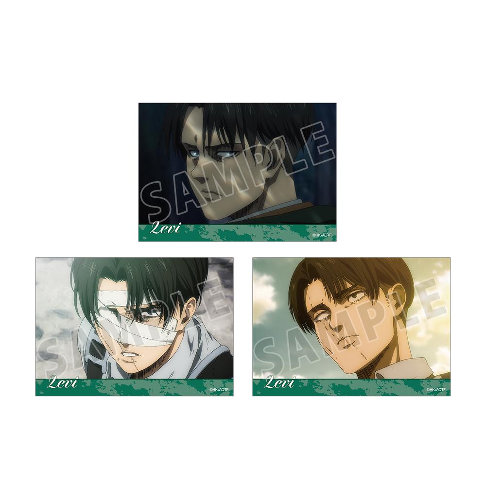 『進撃の巨人』リヴァイ 場面写ブロマイド3枚セット vol.2