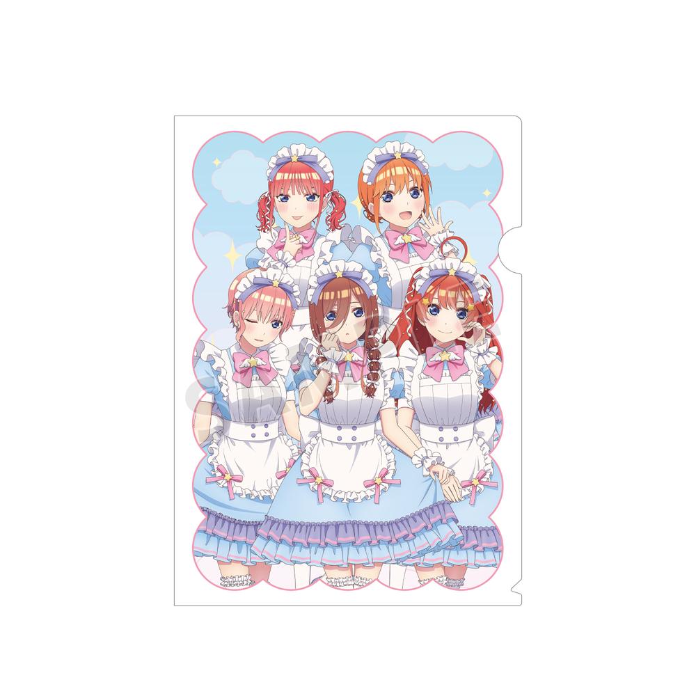 『五等分の花嫁*』描き下ろし 集合 メルヘンメイドver. A4クリアファイル