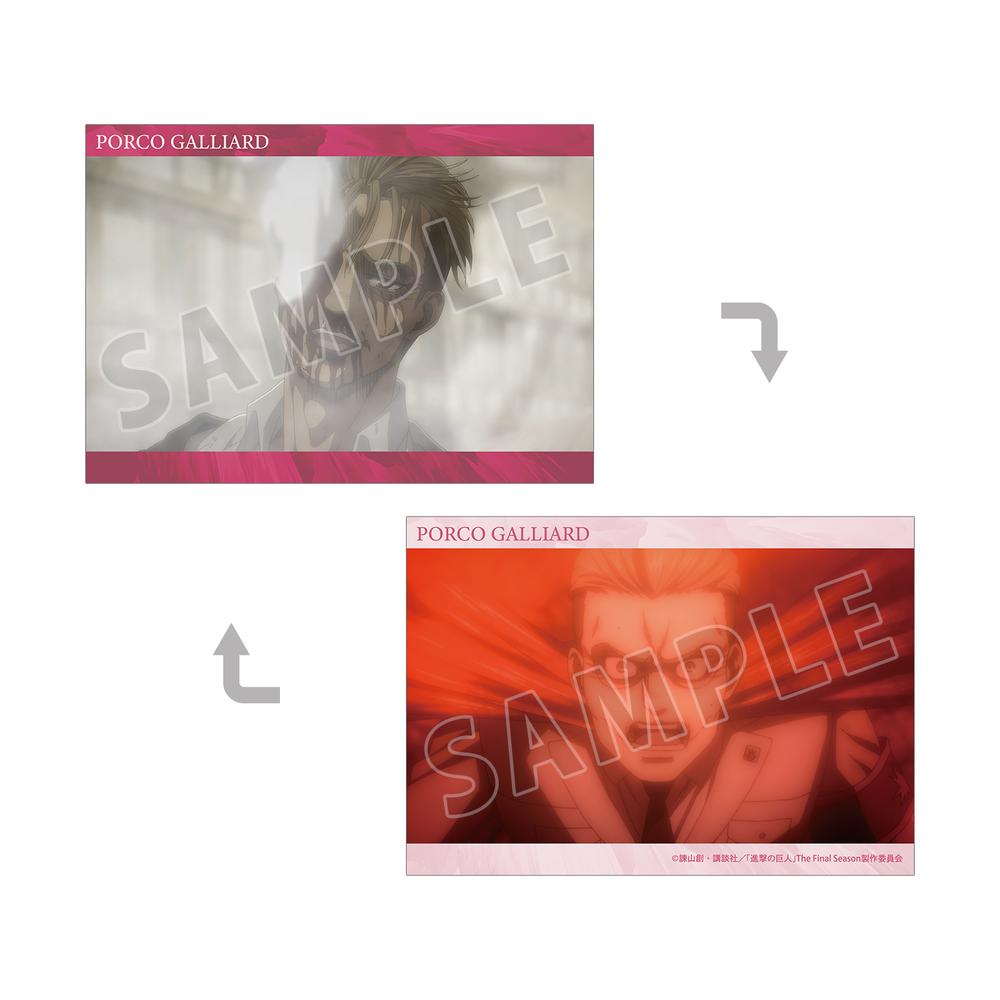 『進撃の巨人』ポルコ 場面写A5イラストカード