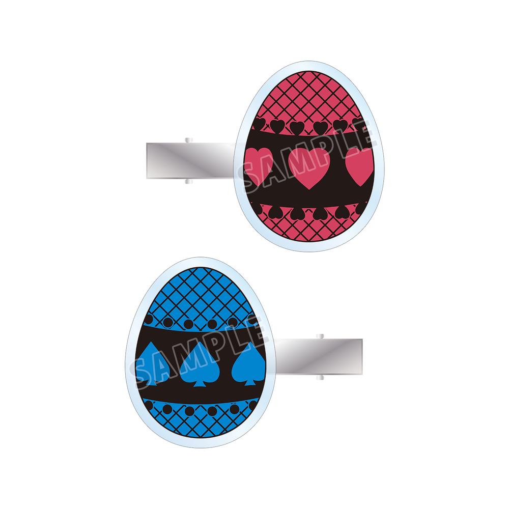 『しゅごキャラ!』ラン&ミキ ar-Unity モチーフ柄 アクリルヘアクリップ2個セット