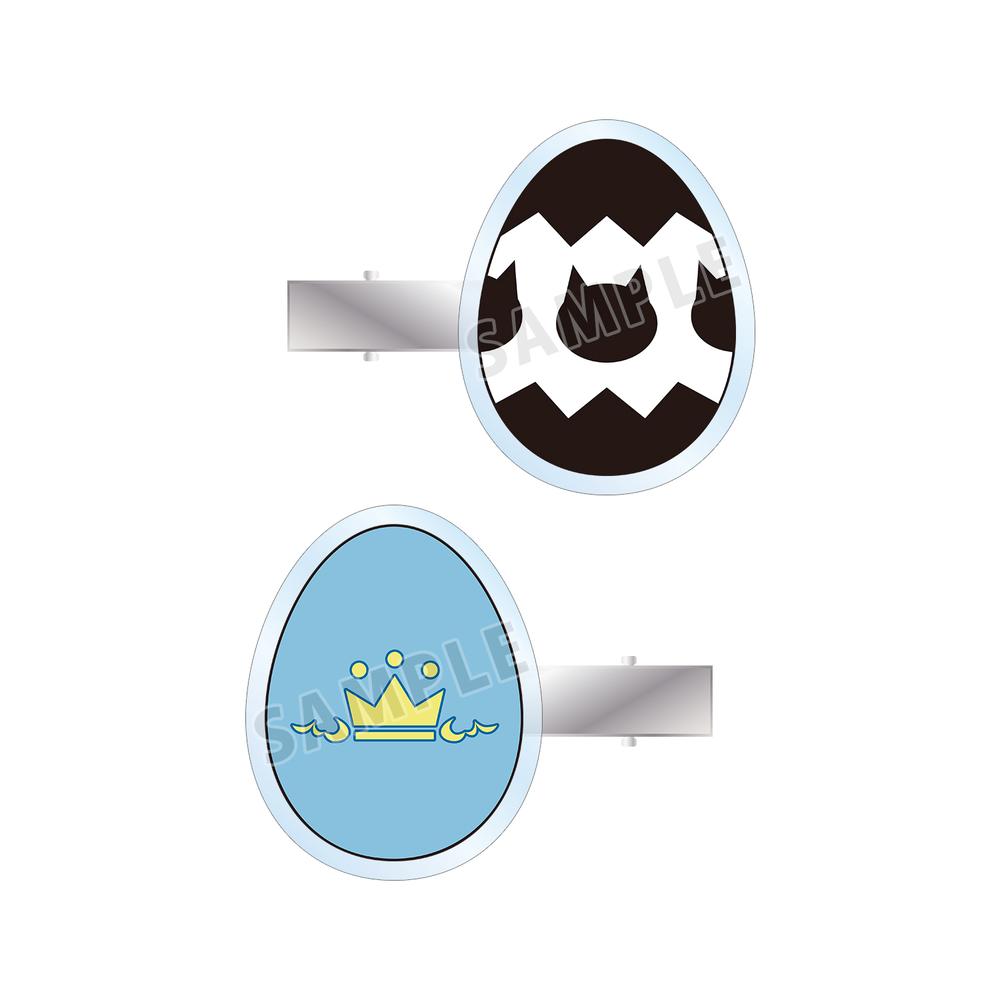 『しゅごキャラ!』ヨル&キセキ ar-Unity モチーフ柄 アクリルヘアクリップ2個セット