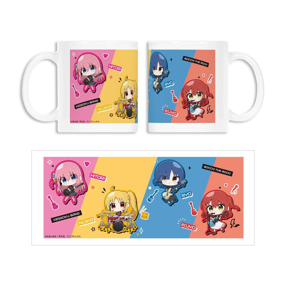 『ぼっち・ざ・ろっく!』むーらんさんイラスト 集合 ライブ衣装ver. マグカップ