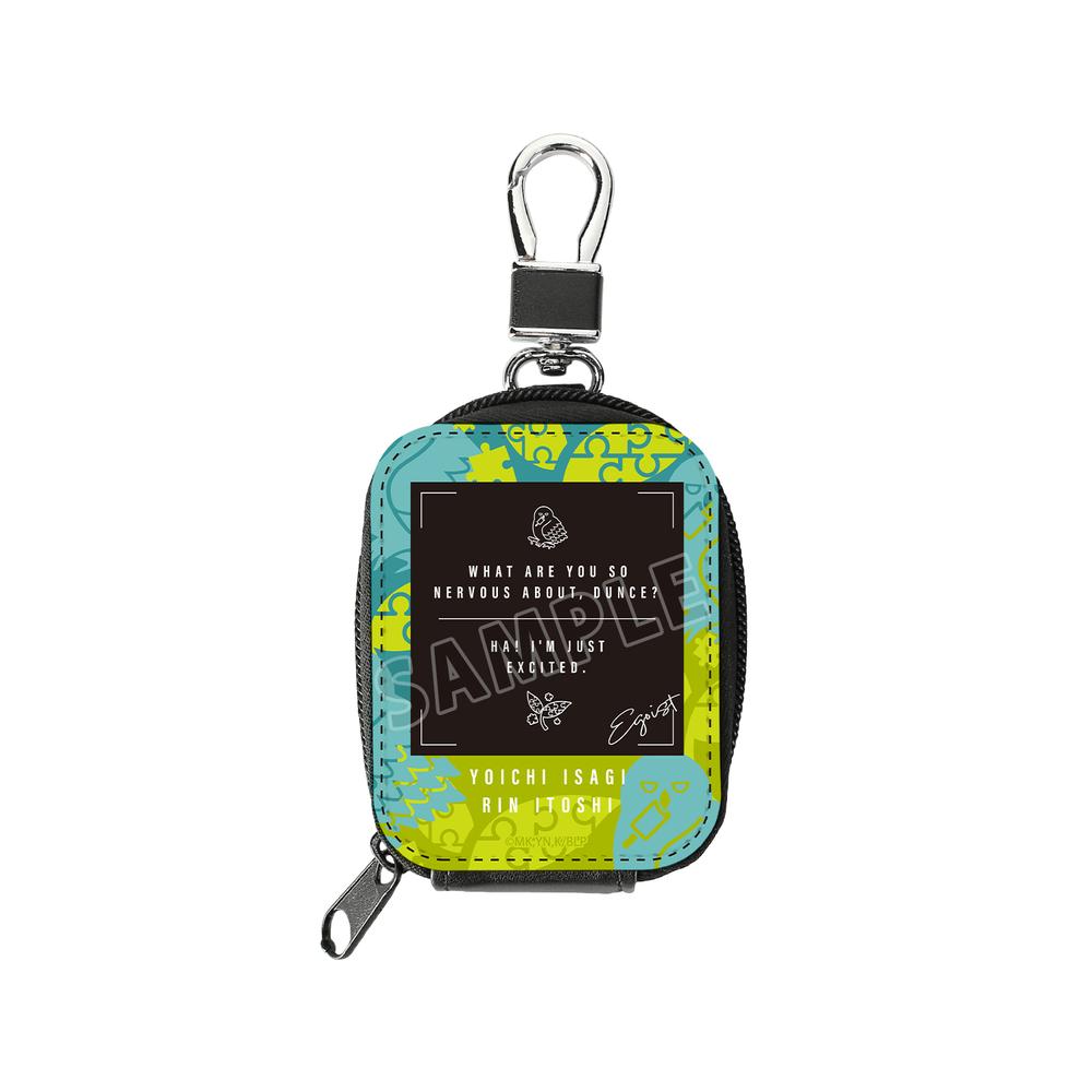 『ブルーロック』潔 世一&糸師 凛 モチーフ 合皮レザーミニポーチ