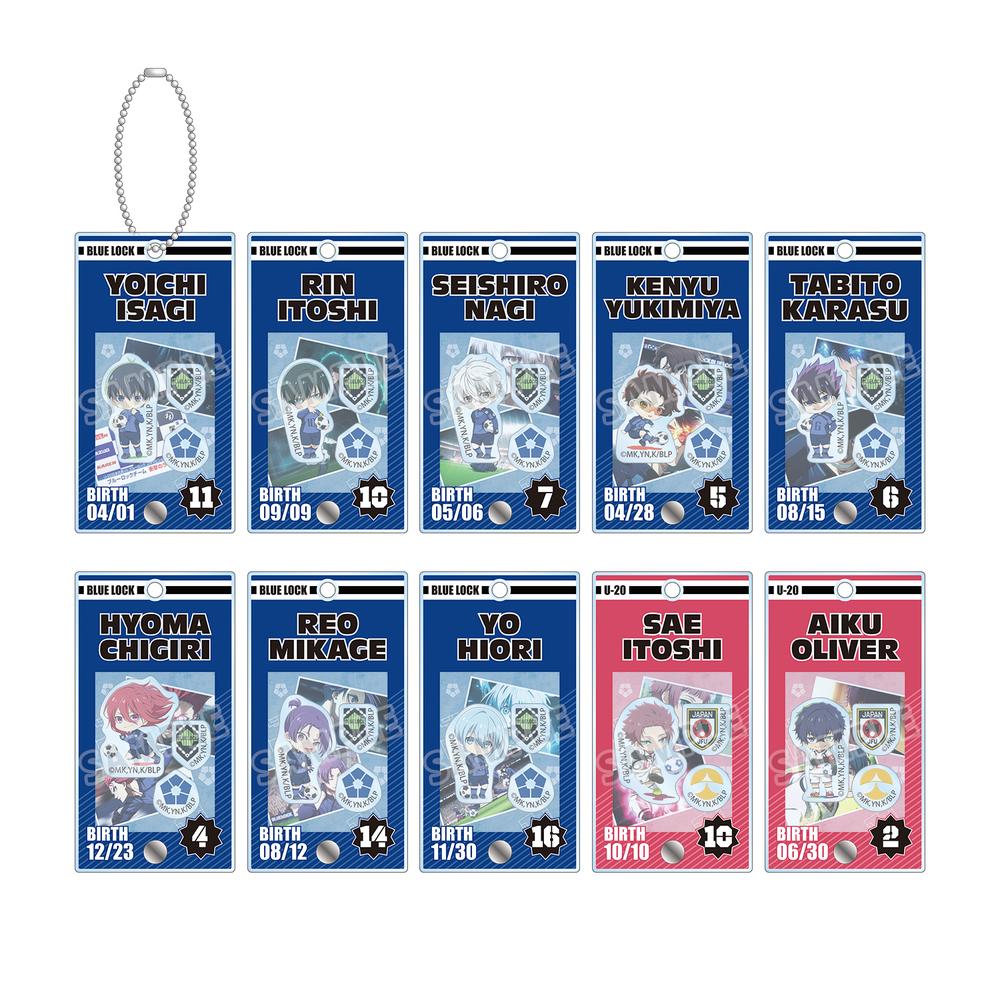 『ブルーロック』トレーディング場面写パーツ付きフレームアクリルチャーム(単位/BOX)