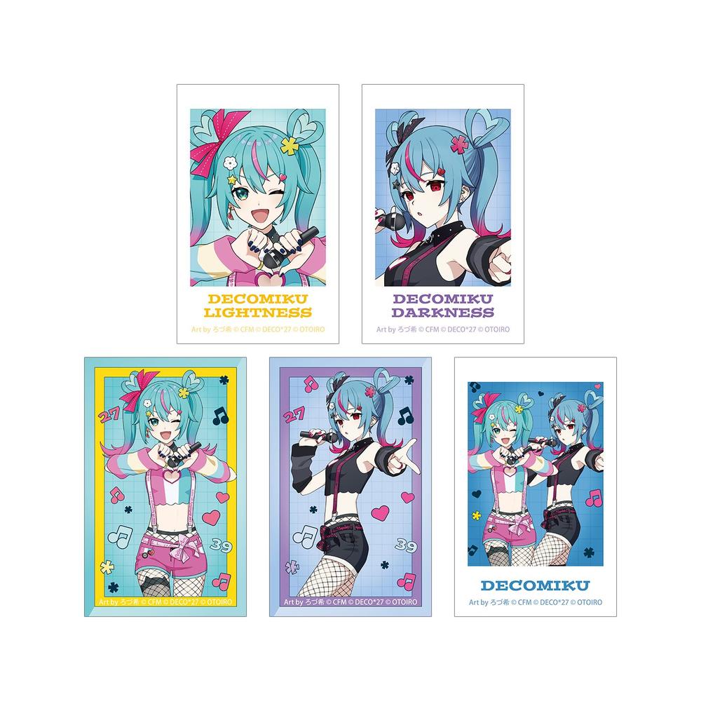 『デコミクLIVE starring 初音ミクHelloProduced by DECO*27 / OTOIRO』デコミク LIVE練習中ver. Art by ろづ希 イラストカード5枚セット