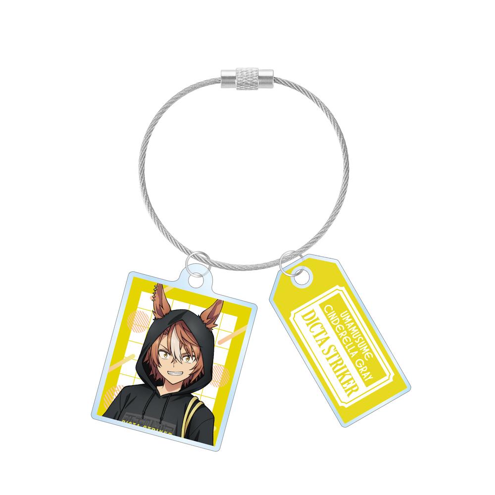 『ウマ娘 シンデレラグレイ』ディクタストライカ 2連ワイヤーアクリルキーホルダー POP UP SHOP in マルイ