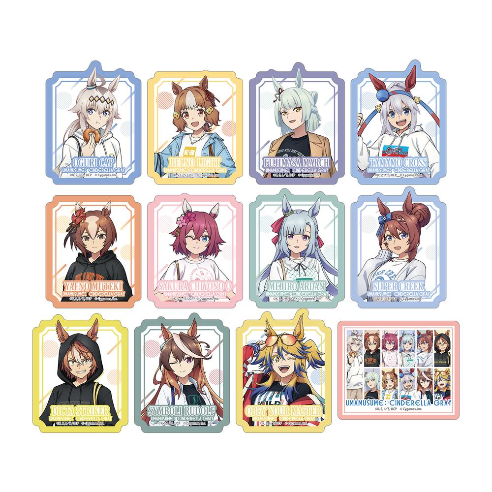 『ウマ娘 シンデレラグレイ』トレーディングダイカットステッカー POP UP SHOP in マルイ(単位/BOX)