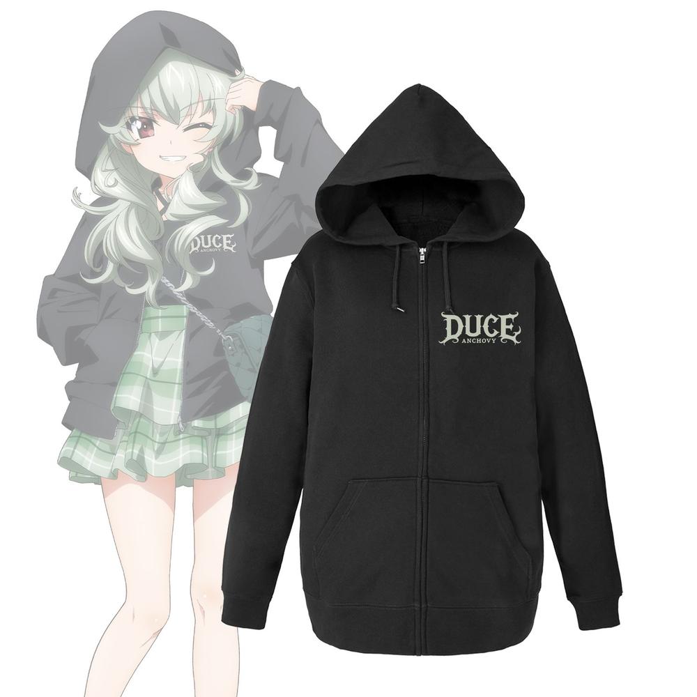 『ガールズ&パンツァー 最終章』描き下ろし デート私服ver. アンチョビ ジップパーカーユニセックス