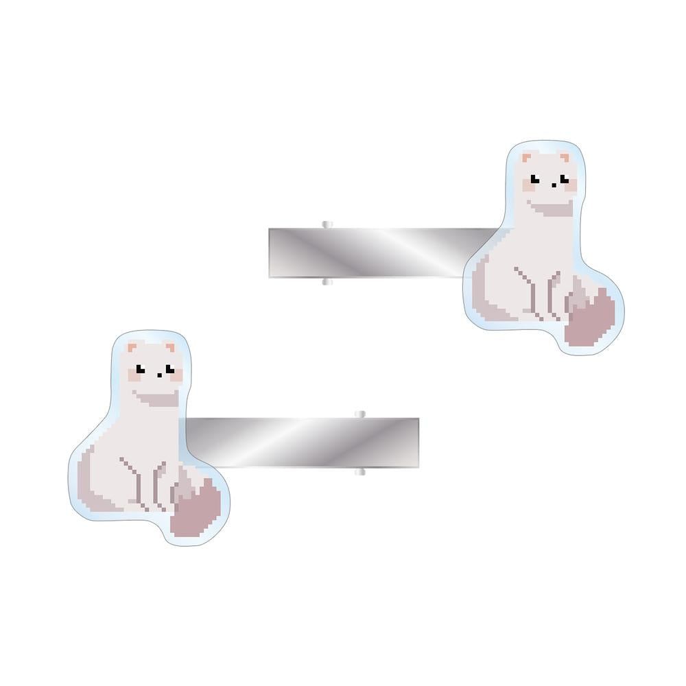 『NU: カーニバル』トパ ドット絵 アクリルヘアクリップ2個セット