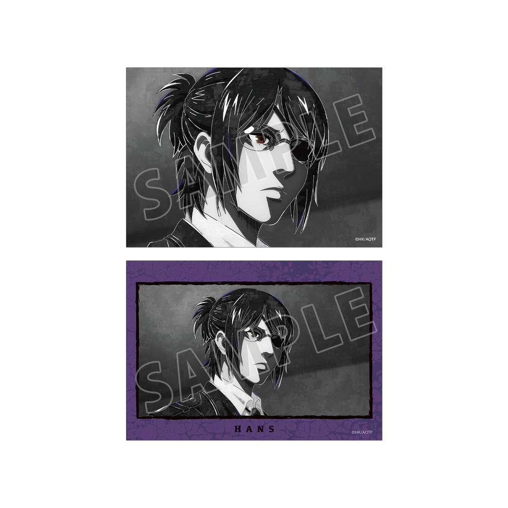 『進撃の巨人』ハンジ Ani-Art BLACK LABEL 第2弾 ブロマイド2枚セット