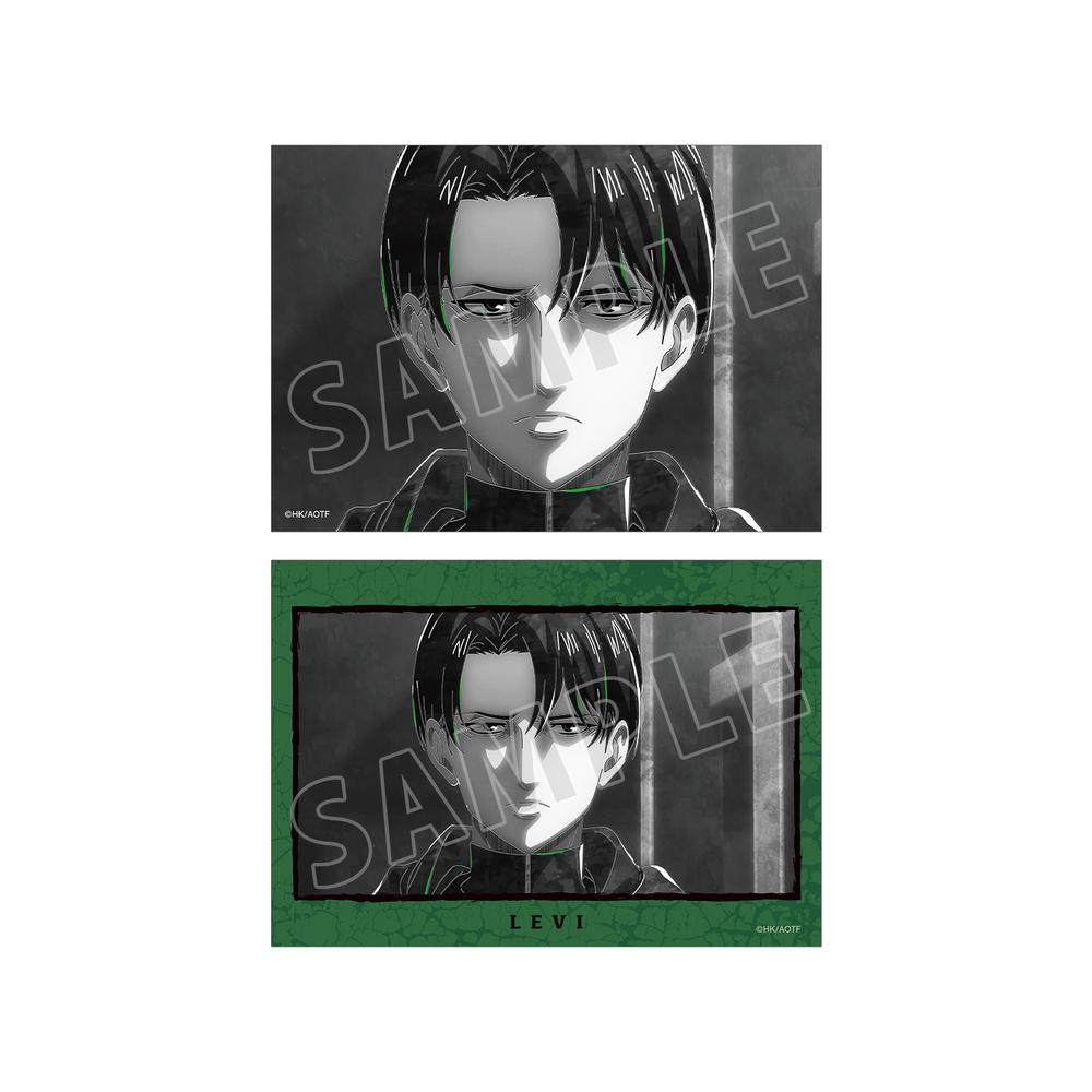 『進撃の巨人』リヴァイ Ani-Art BLACK LABEL 第2弾 ブロマイド2枚セット