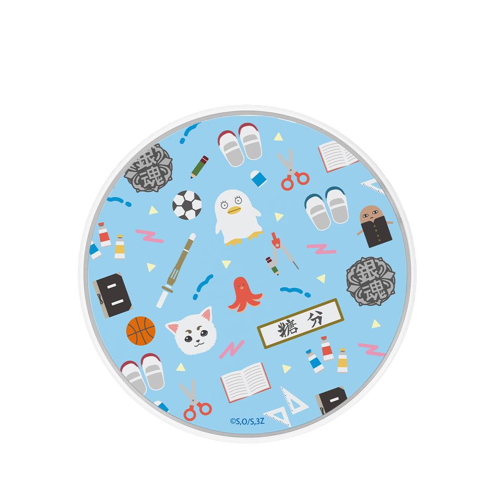 『3年Z組銀八先生』モチーフ柄 サークル型Qi対応ワイヤレス充電器