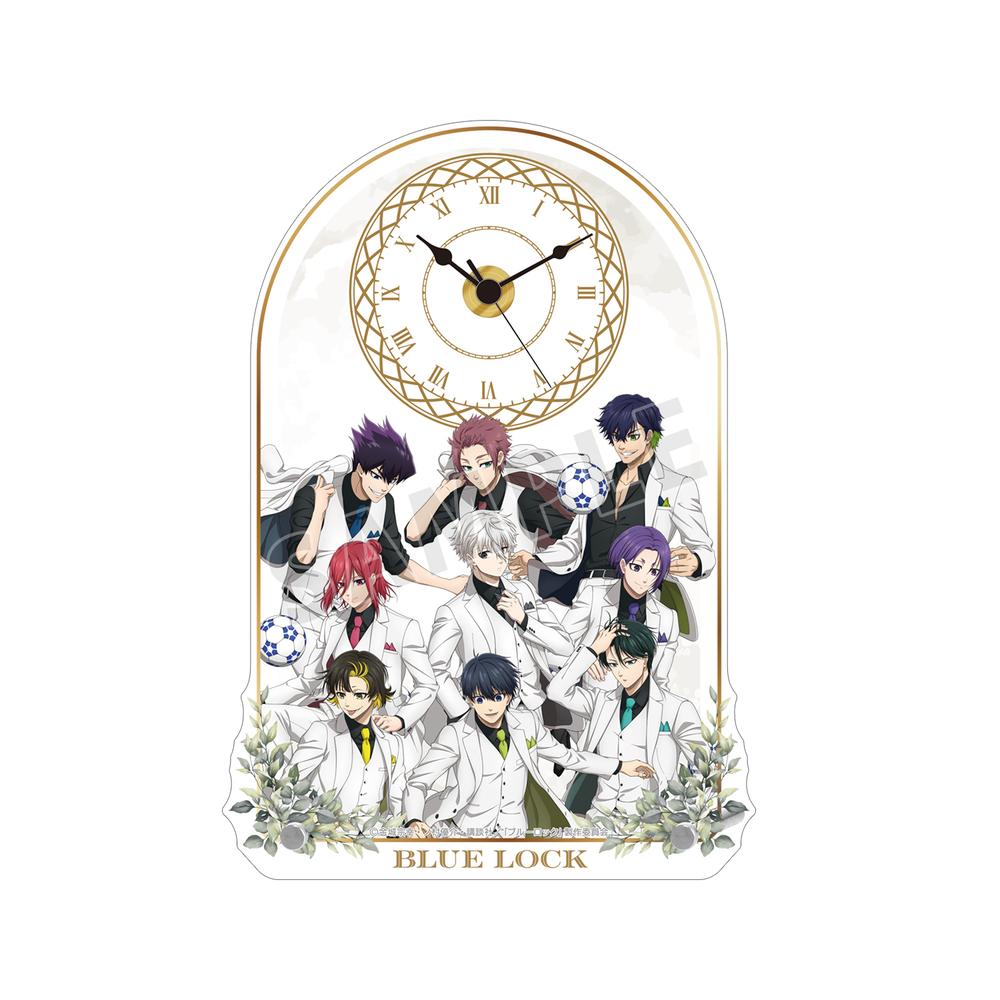 『ブルーロック』描き下ろし 集合 スーツモデルver. 第2弾 アクリルスタンド時計
