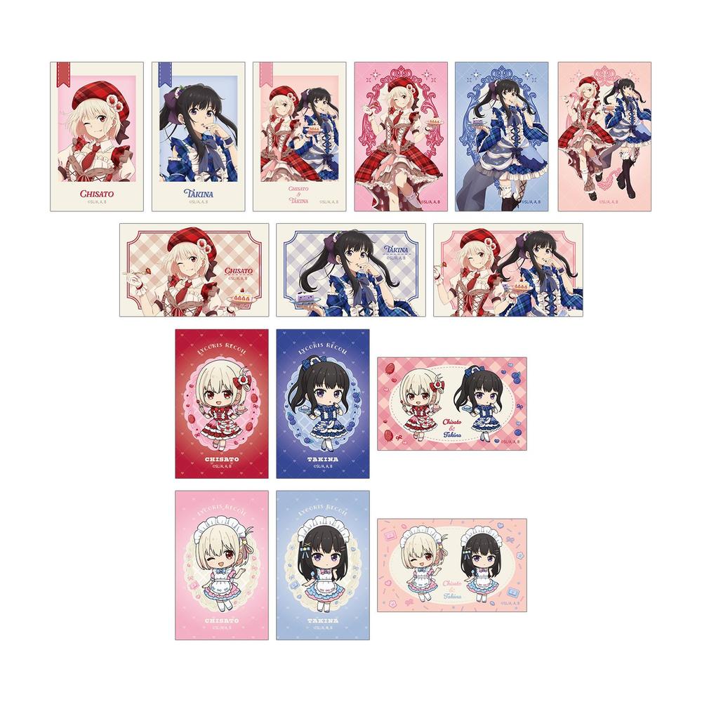 『リコリス・リコイル』描き下ろし&ちびキャラ スイーツ衣装/メルヘンメイドver. トレーディングイラストカード(単位/BOX)