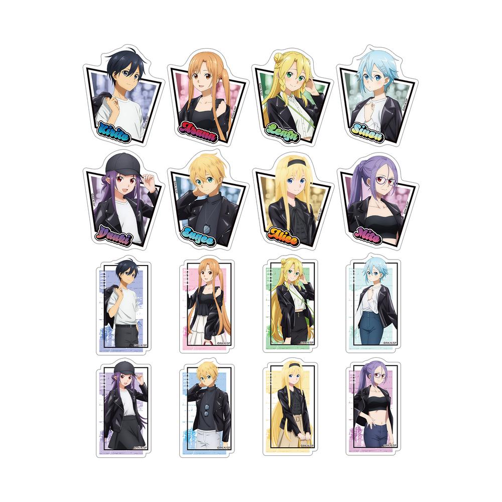 『ソードアート・オンライン』描き下ろし ライダースジャケットver. トレーディングダイカットステッカー(単位/BOX)