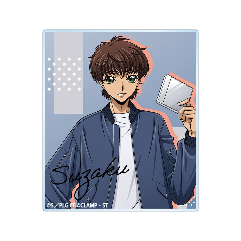 『コードギアス 反逆のルルーシュ』描き下ろし スザク 音楽ver. アクリルカード