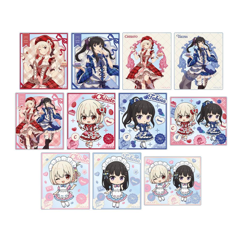 『リコリス・リコイル』描き下ろし&ちびキャラ スイーツ衣装/メルヘンメイドver. トレーディングアクリルカード(単位/BOX)
