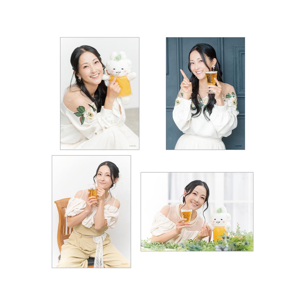 『涼子と静とおビールさん』伊藤静 ブロマイド4枚セット vol.2