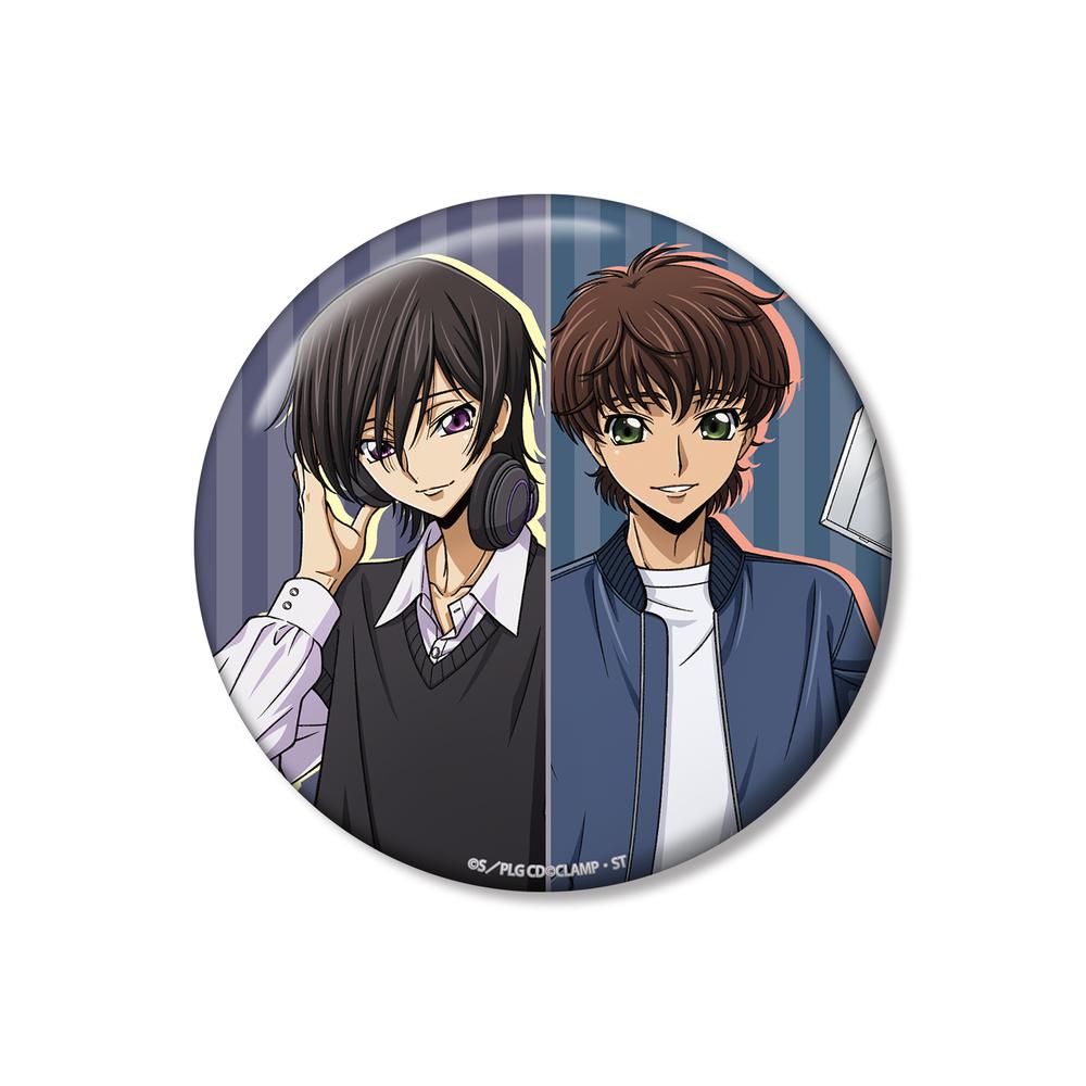 コードギアス 反逆のルルーシュ』ハート型缶バッジ MB スザク – Anime