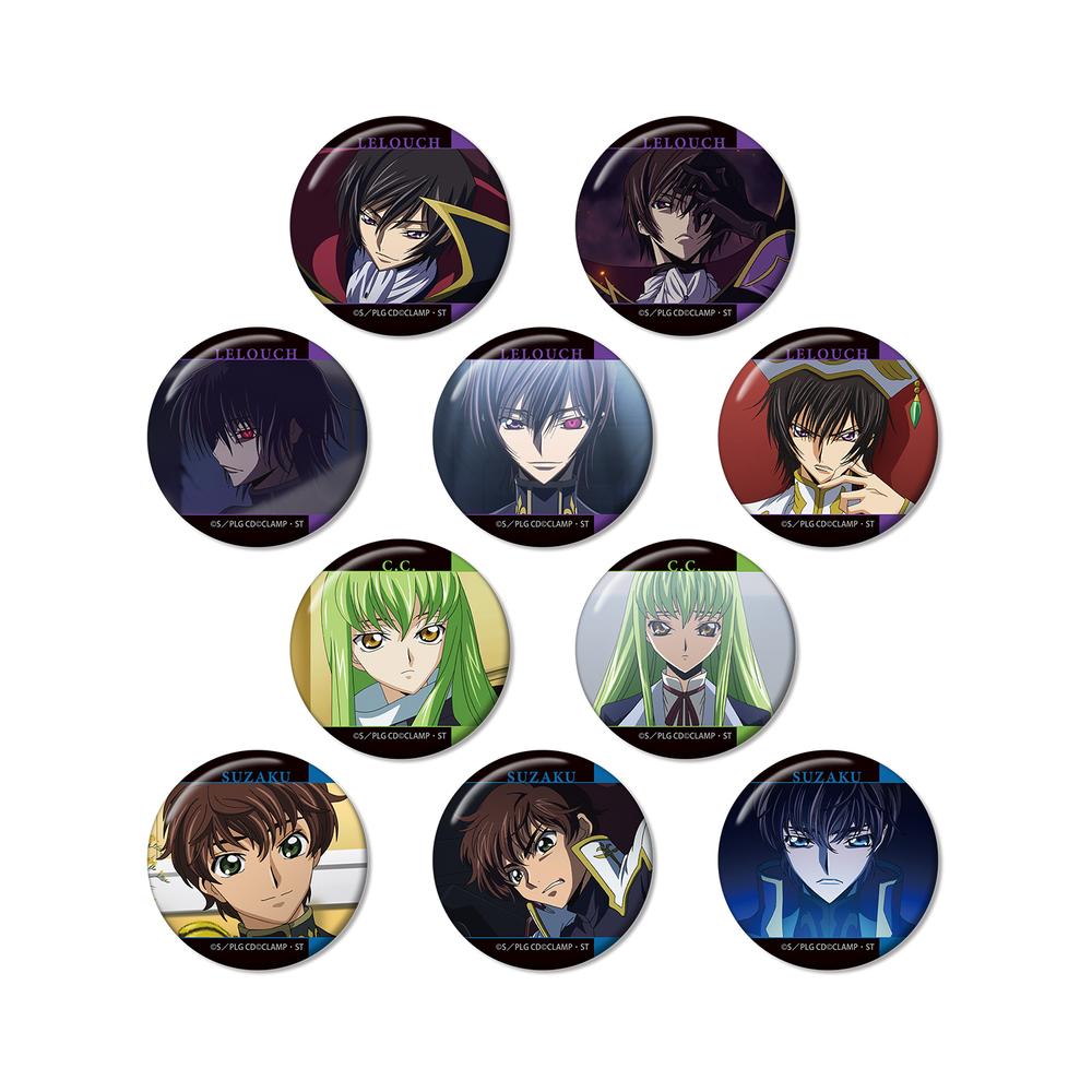 コードギアス 反逆のルルーシュ』ハート型缶バッジ MB スザク – Anime