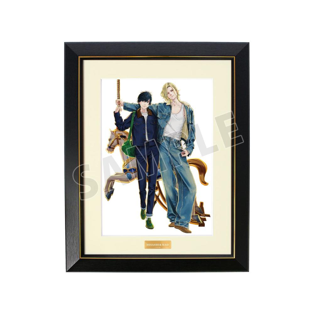 『黄昏アウトフォーカス』じゃのめ先生 描き下ろし 大友寿&土屋真央 遊園地デートver. A4キャラファイングラフ