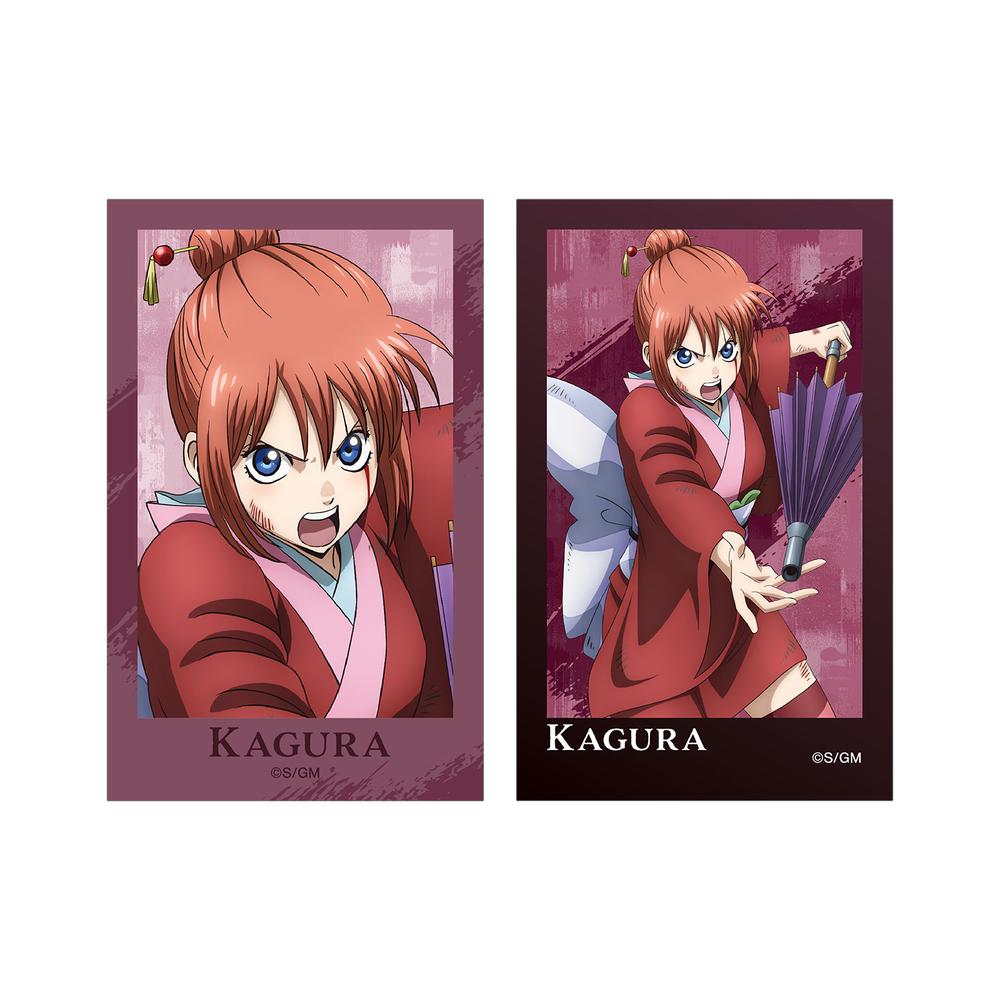 『新劇場版 銀魂 -吉原大炎上-』描き下ろし 神楽 戦いへver. インスタントカメラ風イラストカード2枚セット