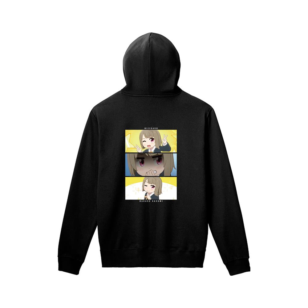 『にじよん あにめーしょん2』中須かすみ 場面写プルオーバーフーディーユニセックス