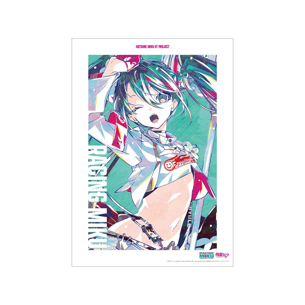『初音ミク GTプロジェクト』レーシングミク 2025Ver. Ani-Art A3マット加工ポスター ver.D
