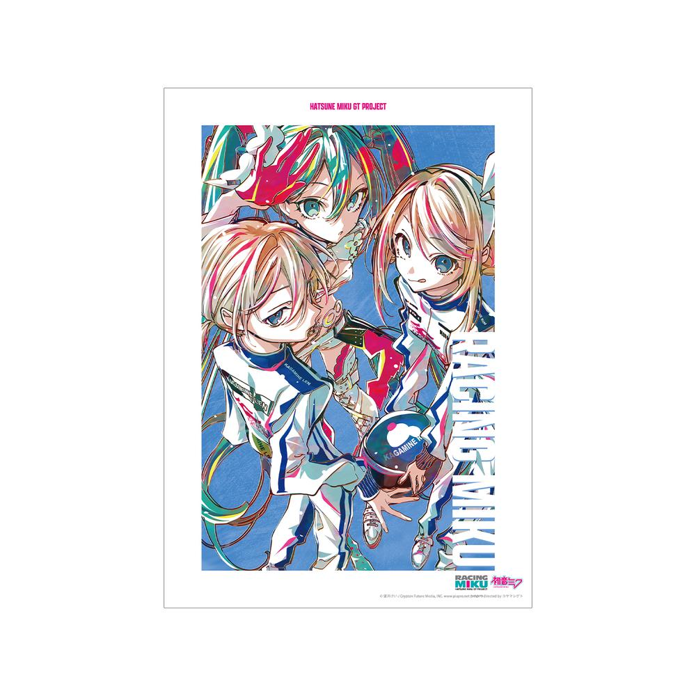 『初音ミク GTプロジェクト』レーシングミク 2025Ver. Ani-Art 第2弾 A3マット加工ポスター ver.D