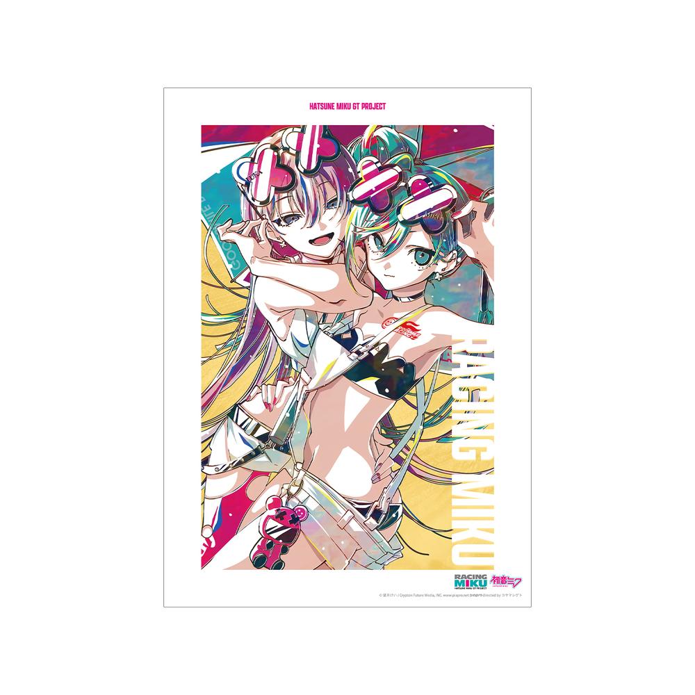 『初音ミク GTプロジェクト』レーシングミク 2025Ver. Ani-Art 第2弾 A3マット加工ポスター ver.E
