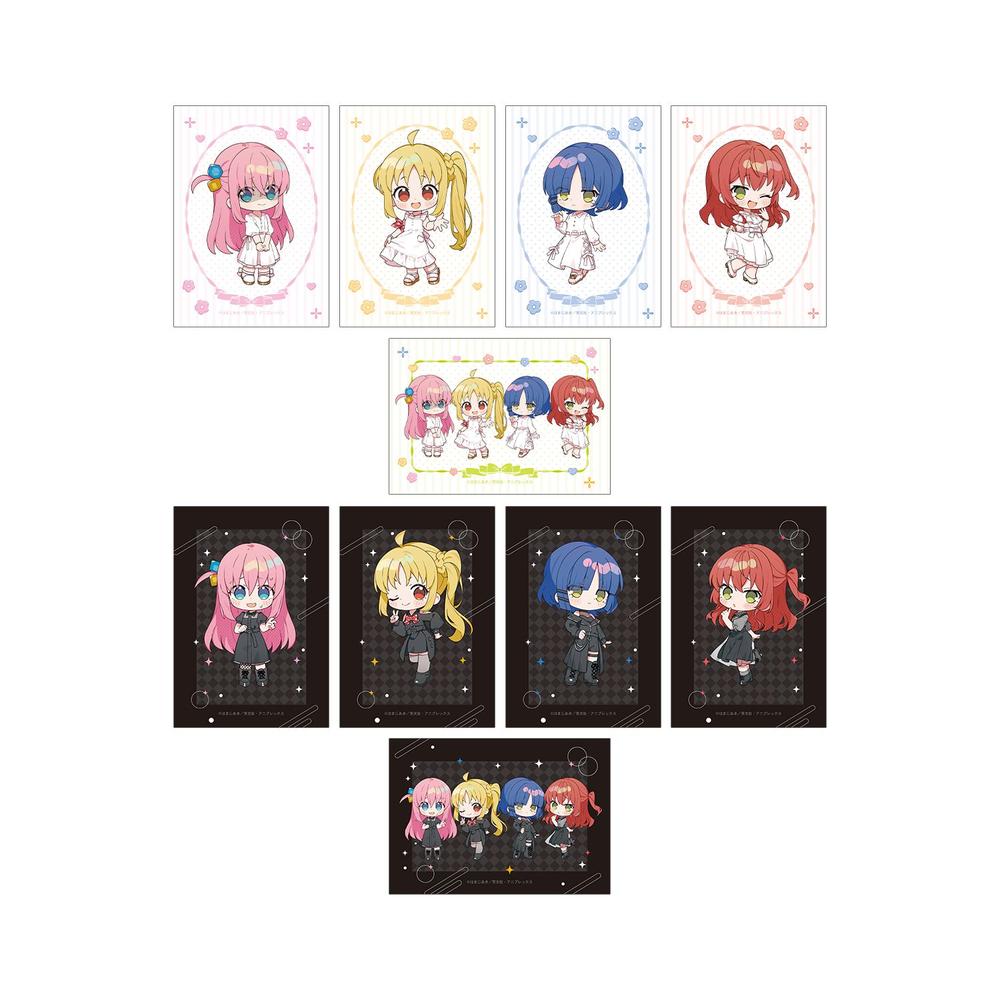 『ぼっち・ざ・ろっく!』上倉エクさんイラスト 白いワンピースver.&黒いワンピースver. トレーディングブロマイド(単位/BOX)