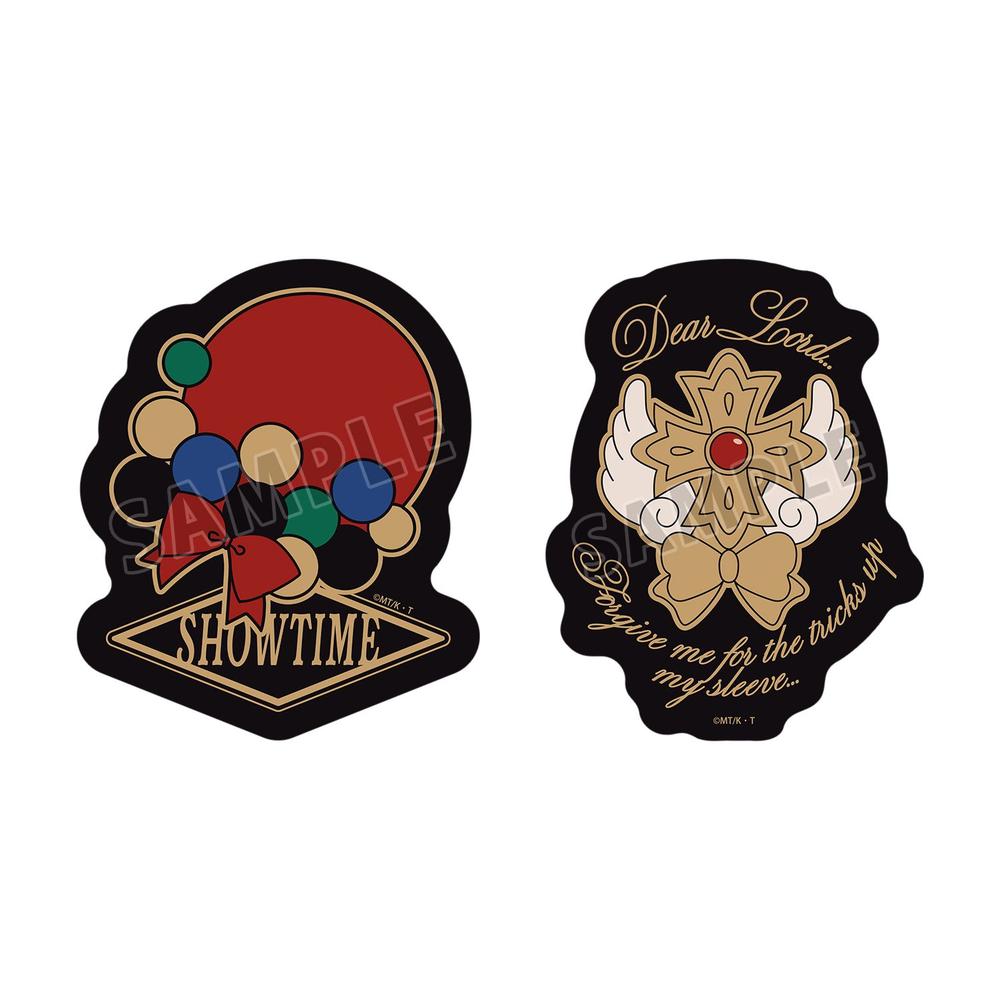 『怪盗セイント・テール』モチーフ柄 ダイカットステッカー2個セット ver.B