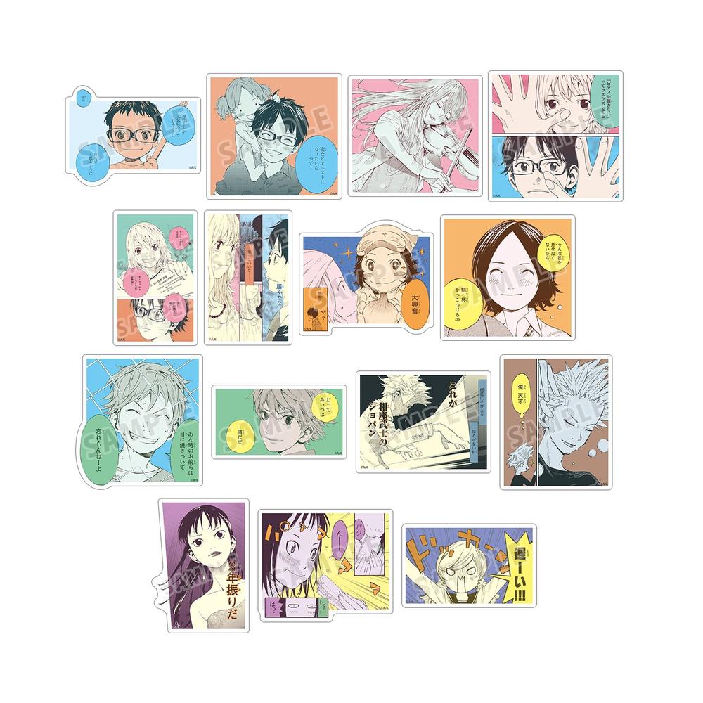 『四月は君の嘘』トレーディング漫画コマダイカットステッカー vol.2(単位/BOX)