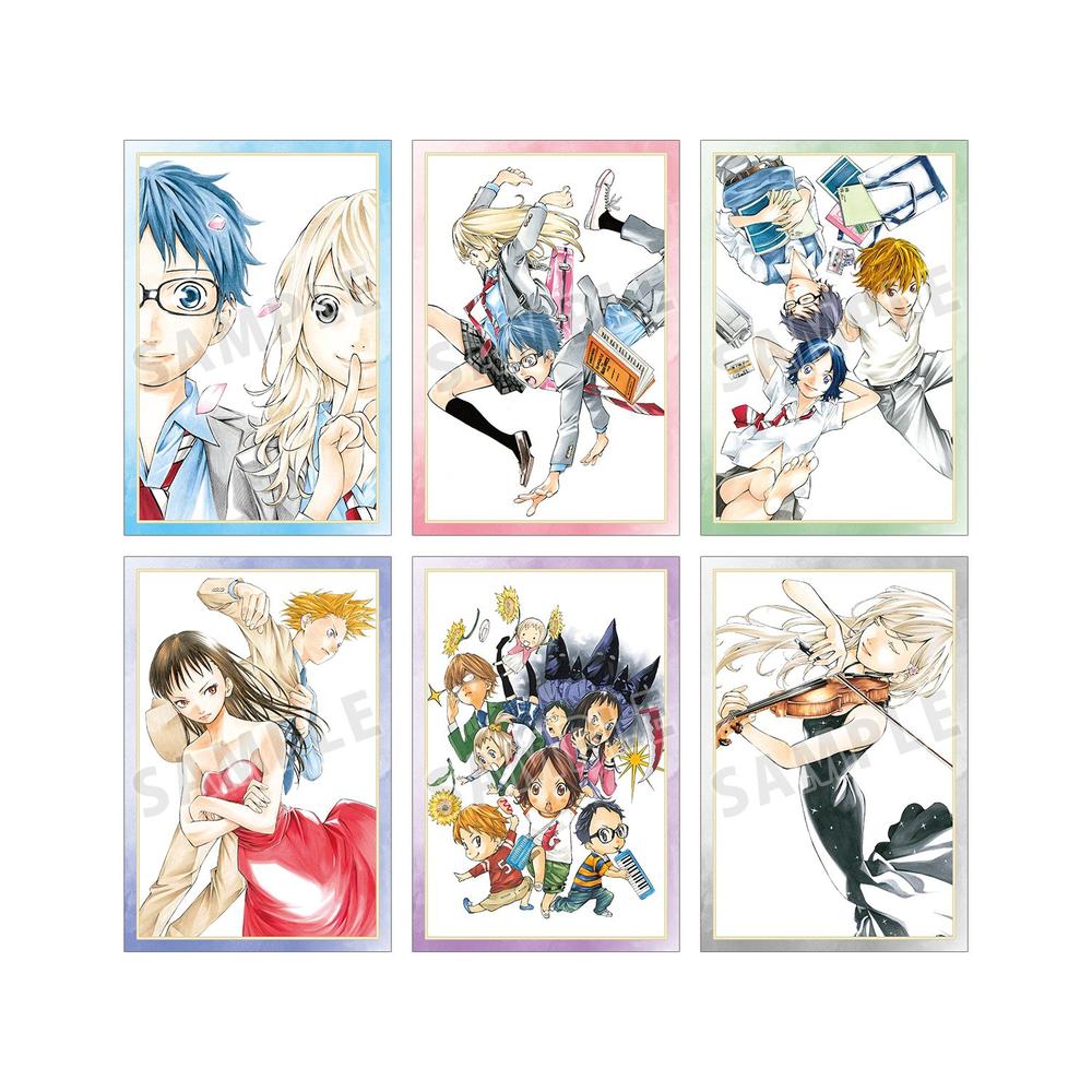 『四月は君の嘘』ポストカード6枚セット ver.A