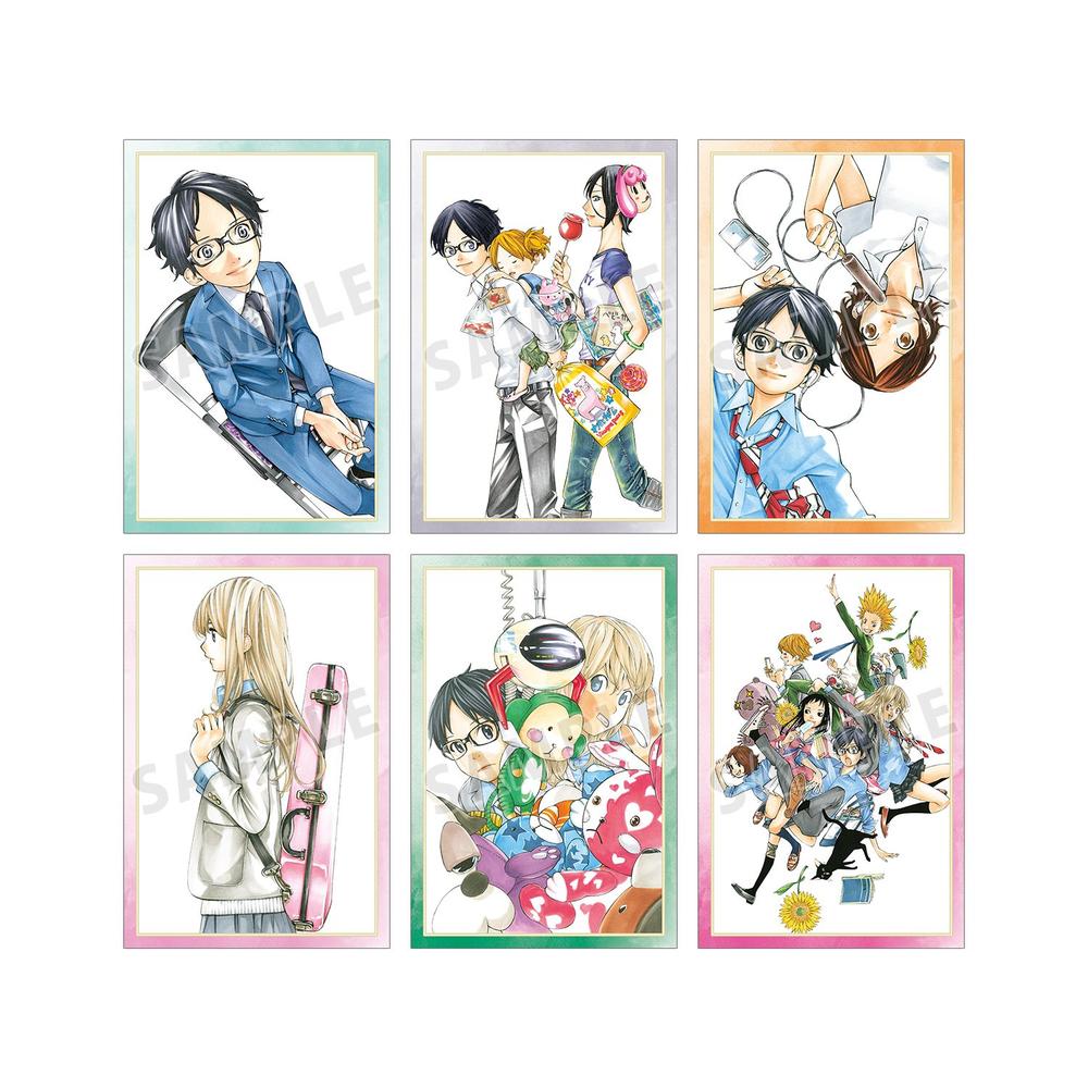 『四月は君の嘘』ポストカード6枚セット ver.B