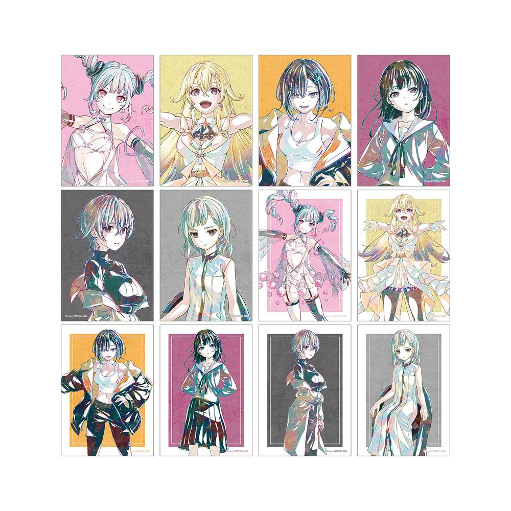 『VIRTUAL GIRL @ WORLD'S END』トレーディング Ani-Art ブロマイド(単位/BOX)