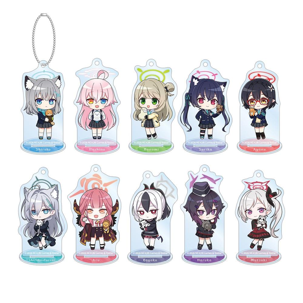 ブルーアーカイブ POP UP SHOP』トレーディングアクリルキーホルダー