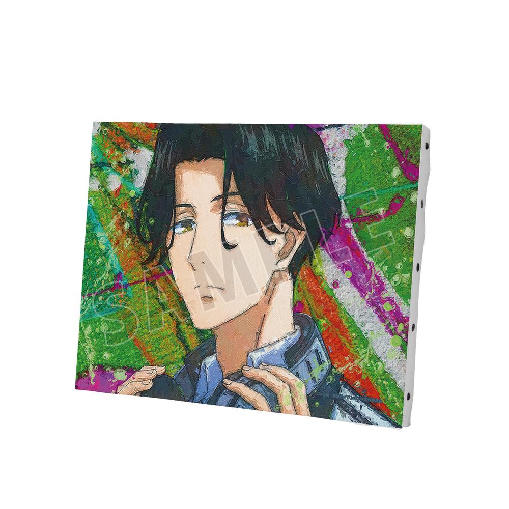 『ワンダンス』厳島伊折 grunge CANVAS F0号キャンバスボード