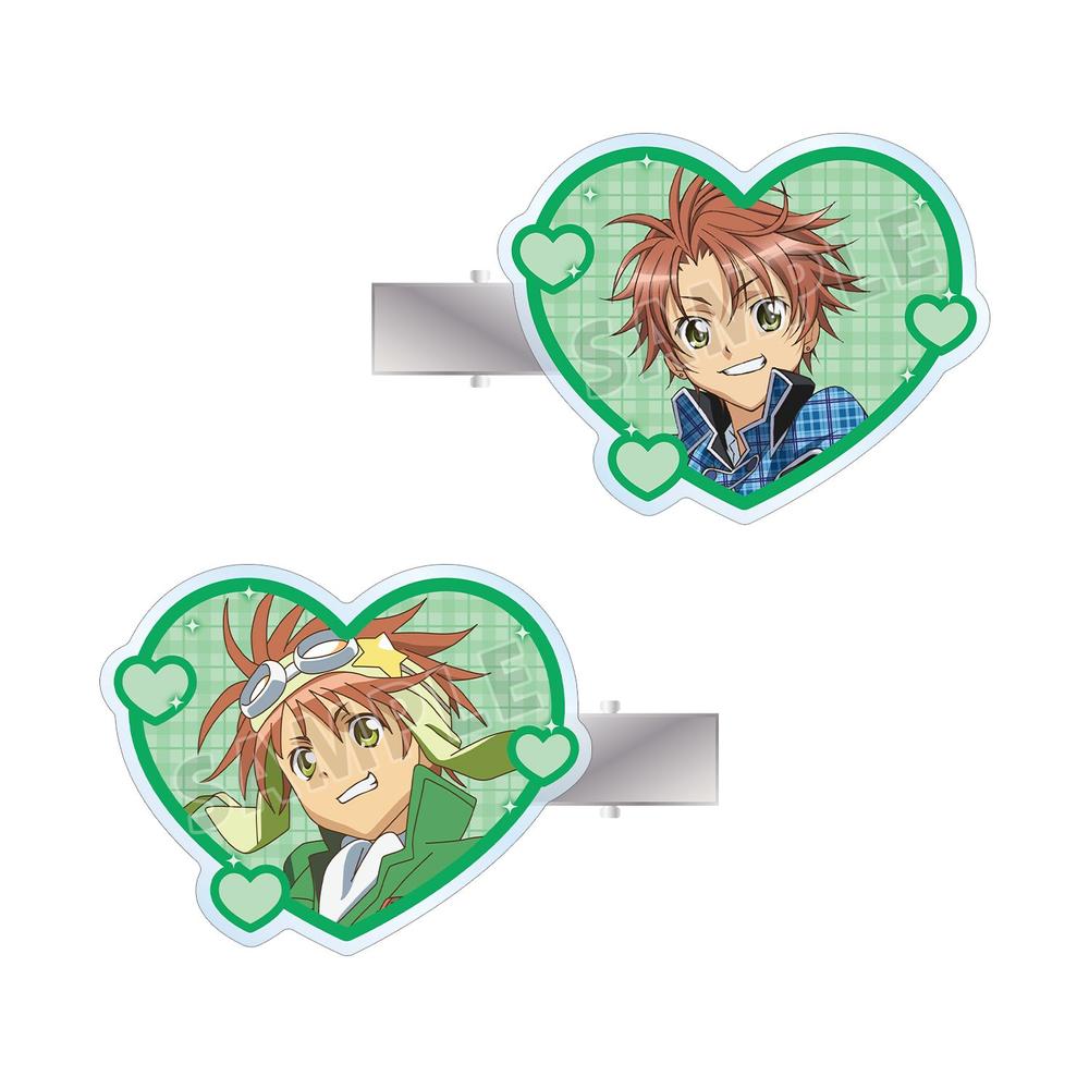 『しゅごキャラ!』相馬 空海&スカイジャック アクリルヘアクリップ2個セット