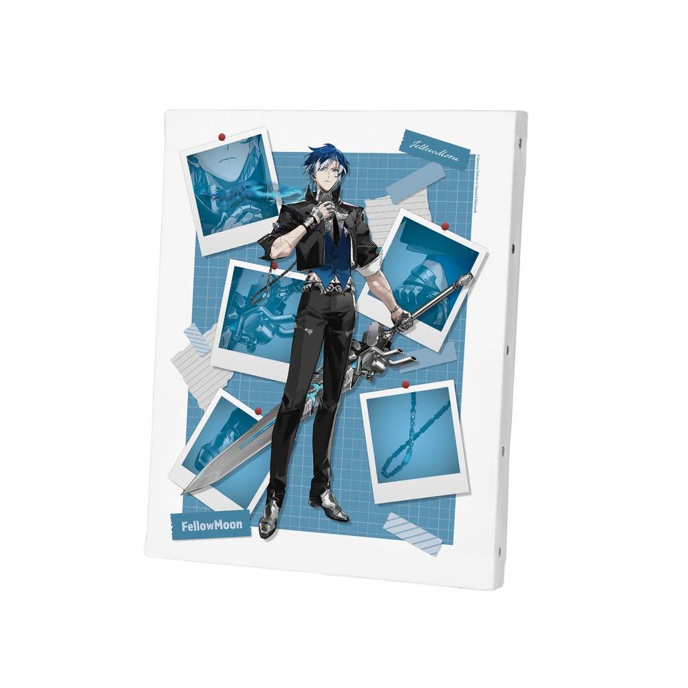 『新月同行』飲火 F3号キャンバスボード