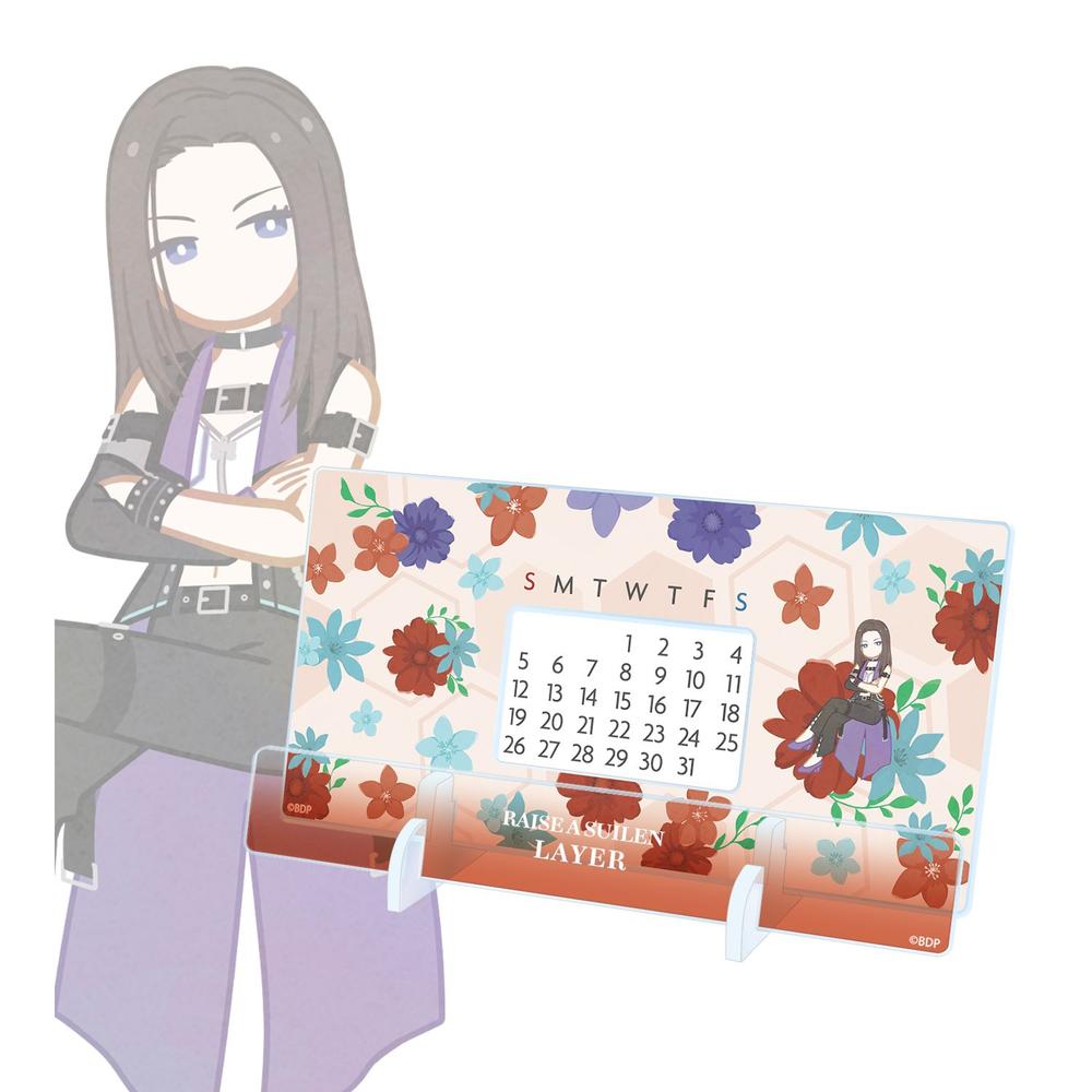『BanG Dream!』レイヤ Botania 卓上アクリル万年カレンダー