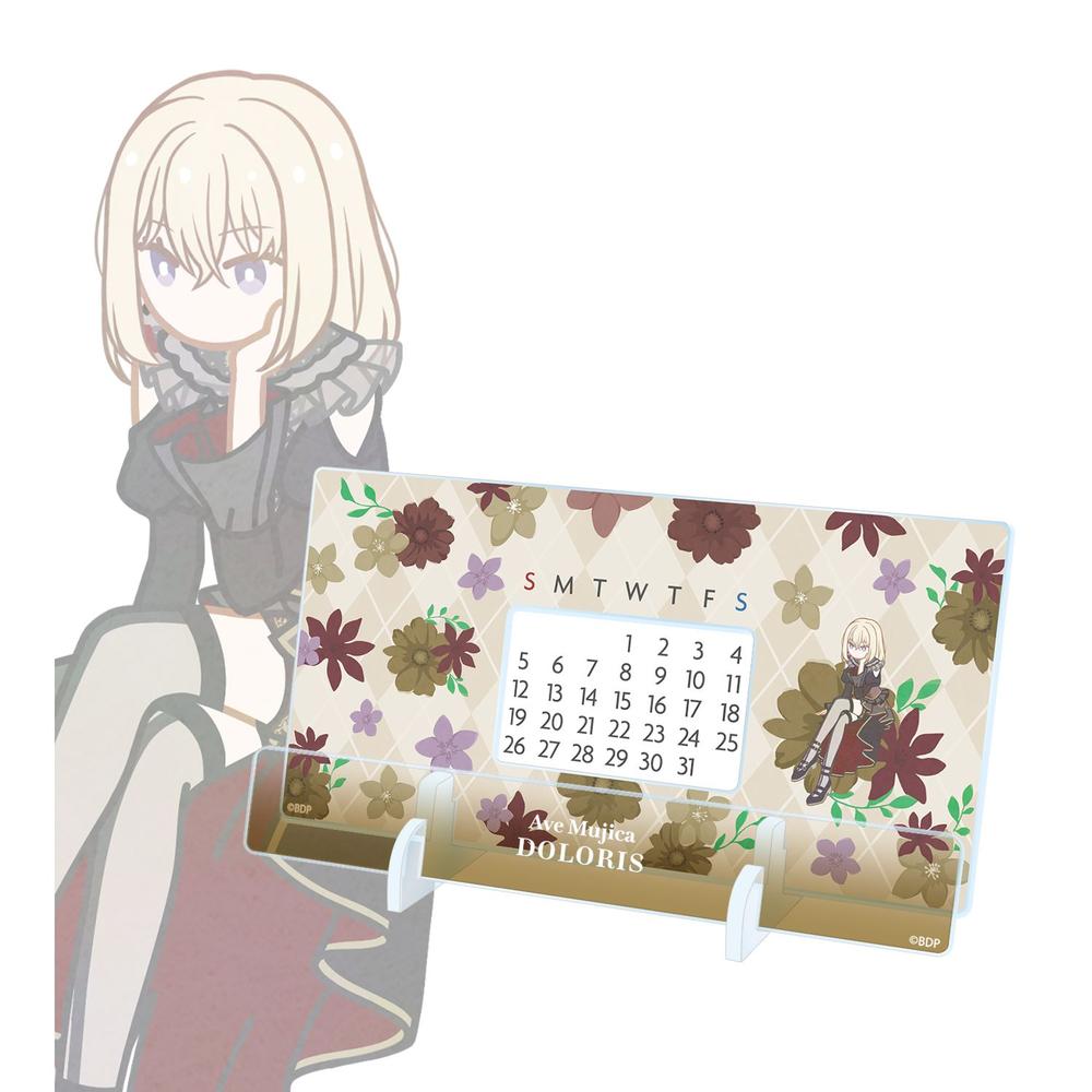 『BanG Dream!』ドロリス Botania 卓上アクリル万年カレンダー