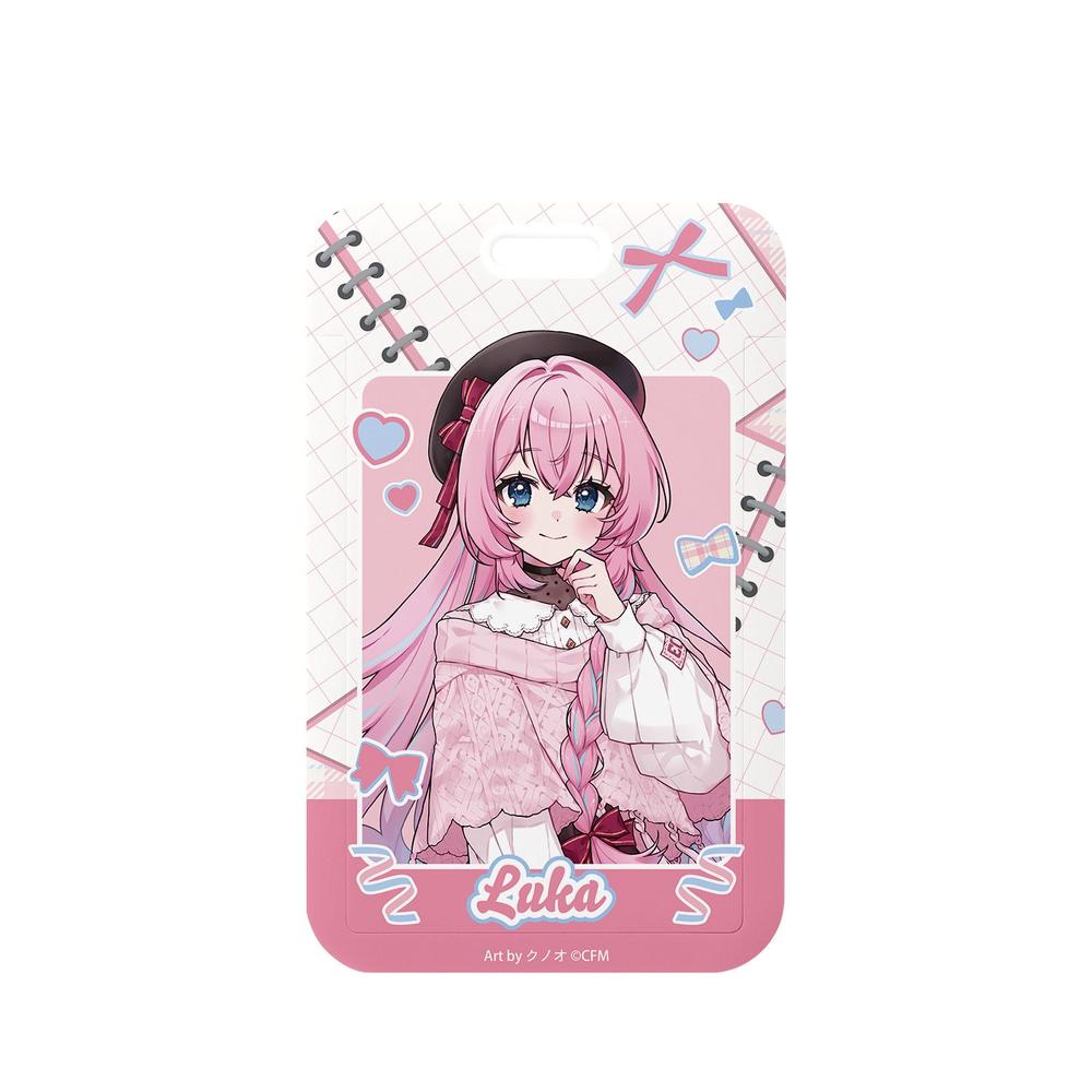 『初音ミク』描き下ろし 巡音ルカ 私服ver. Art by クノオ フォトカードホルダー