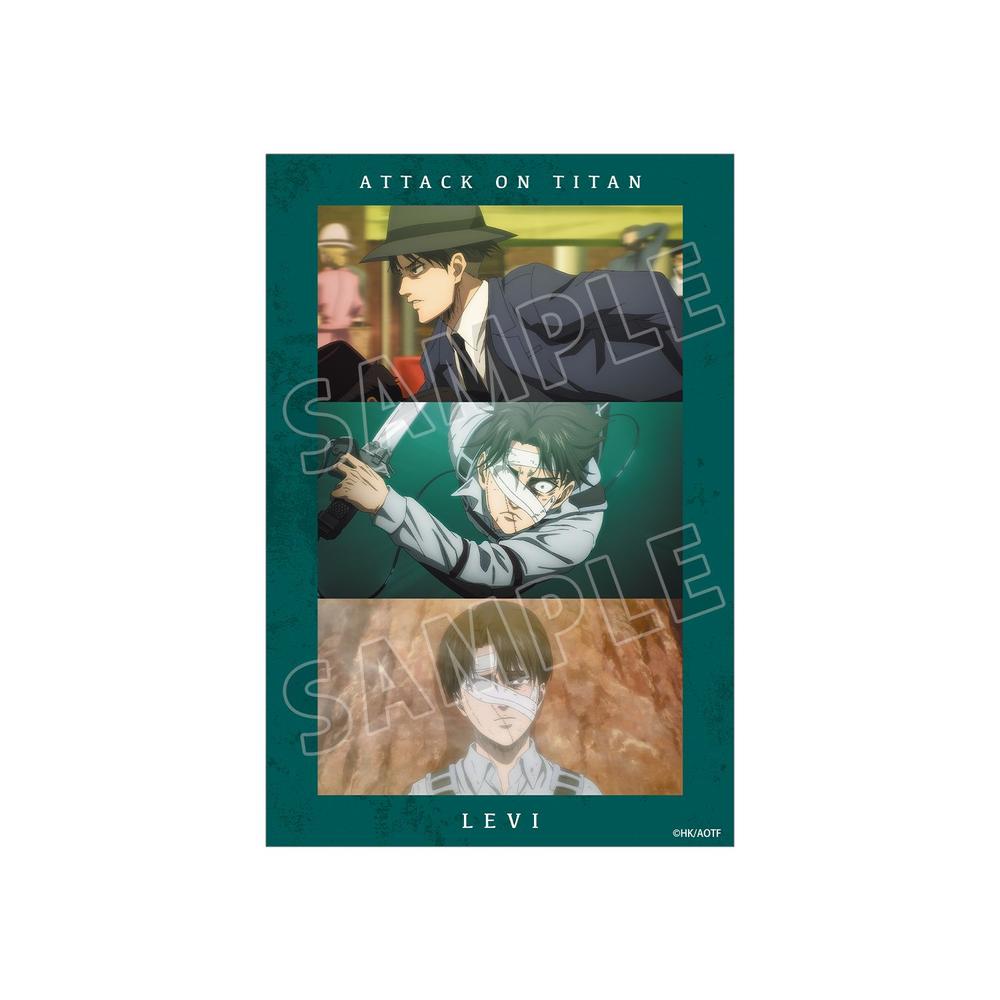 『進撃の巨人』リヴァイ 場面写クリアカード